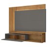 Painel para Tv 65 Pol com Bancada Suspensa Ana B02 Naturalle/titanium - Mpozenato - 5