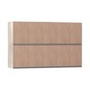 Ver imagem 1 de Armário Basculante Duplo 120cm 2 Portas Legno Crema C/Cuma
