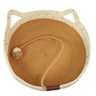 Cama Gato Ninho Cestinho Arranhador Pet Felino Brinquedo Bolinha Rasqueador Confortavel Animais Esti - 4