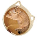 Ver imagem 1 de Cama Gato Ninho Cestinho Arranhador Pet Felino Brinquedo Bolinha Rasqueador Confortavel Animais Esti