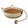 Cama Gato Ninho Cestinho Arranhador Pet Felino Brinquedo Bolinha Rasqueador Confortavel Animais Esti - 6