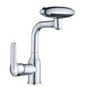 Ver imagem 1 de Torneira Monocomando Cozinha Rotaçao 360 Graus Quatro Jatos Agua Quente Fria Misturador Mesa Bancada
