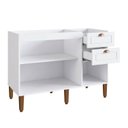 Ver imagem 5 de Balcão para Cozinha 120cm com 3 Portas e 2 Gavetas Americana Branco Nobre