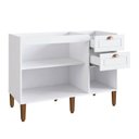 Ver imagem 3 de Balcão para Cozinha 120cm com 3 Portas e 2 Gavetas Americana Branco Nobre