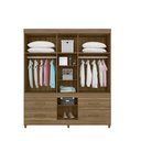 Ver imagem 6 de Conjunto Quarto Guarda Roupa e Comoda Monza Amendola