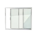 Ver imagem 1 de Janela de Aluminio de Correr 100x120cm 2 Folhas com Vidro Liso Confort Brimak
