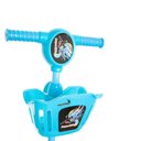 Ver imagem 6 de Patinete Infantil 3 Rodas C/ Cesta Som e Luzes Azul - Importway