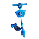 Ver imagem 2 de Patinete Infantil 3 Rodas C/ Cesta Som e Luzes Azul - Importway