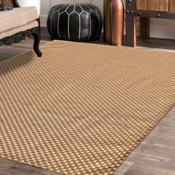 Tapete para Sala Geometrico Safira Caramelo - 250 x 132 Comercial Textil 32730 - 1