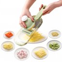 Ver imagem 4 de Cortador de Legumes Manual Ralador Fatiador Vegetais e Queijos