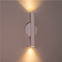 Ver imagem 7 de Arandela Tubo Cilindro 30cm 2 Fachos Branca P/ 2 Mr11 St2773