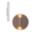 Ver imagem 5 de Arandela Tubo Cilindro 30cm 2 Fachos Branca P/ 2 Mr11 St2773