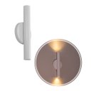 Ver imagem 1 de Arandela Tubo Cilindro 30cm 2 Fachos Branca P/ 2 Mr11 St2773