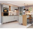 Ver imagem 3 de Cozinha Modulada Completa de Canto 7 Peças com Tampo e Bancada 280cm Isabelle Delmarco