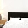 Cabeceira Estofada Cama Modulada Box Casal Placa 30x30cm PRETA - 1