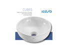 Ver imagem 2 de Cuba Apoio Redondo Banheiro Branco 30cm Cerâmica Icasa Luxo