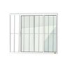 Janela Confort 2 Folhas com Grade Vidro Liso 100cm X 150cm Brimak - 1