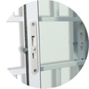 Ver imagem 2 de Janela Confort 2 Folhas com Grade Vidro Liso 100cm X 150cm Brimak