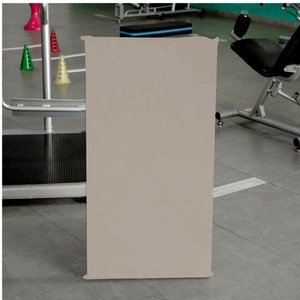Kit 4 Colchonete Ginastica Academia Creche Yoga Fitness 95X59X3 Courino Bege - D A DECOR