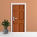Ver imagem 1 de Adesivo de Porta Madeira 2 Arte Destaque M - 0,83 X 2,13 Metros