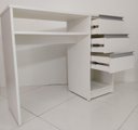 Ver imagem 3 de Mesa de Manicure com 3 gavetas 100% MDF - Envio Montado