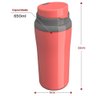 Copo Térmico Miami 650ml Rosa Ref 71265 - 3