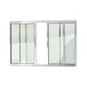 Janela de Aluminio de Correr 100x150cm 4 Folhas com Vidro Liso Confort Brimak - 1