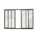 Ver imagem 1 de Janela Confort 4 Folhas Vidro Liso 100cm X 150cm Brimak