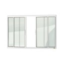 Ver imagem 1 de Janela Confort 4 Folhas Vidro Liso 100cm X 150cm Brimak
