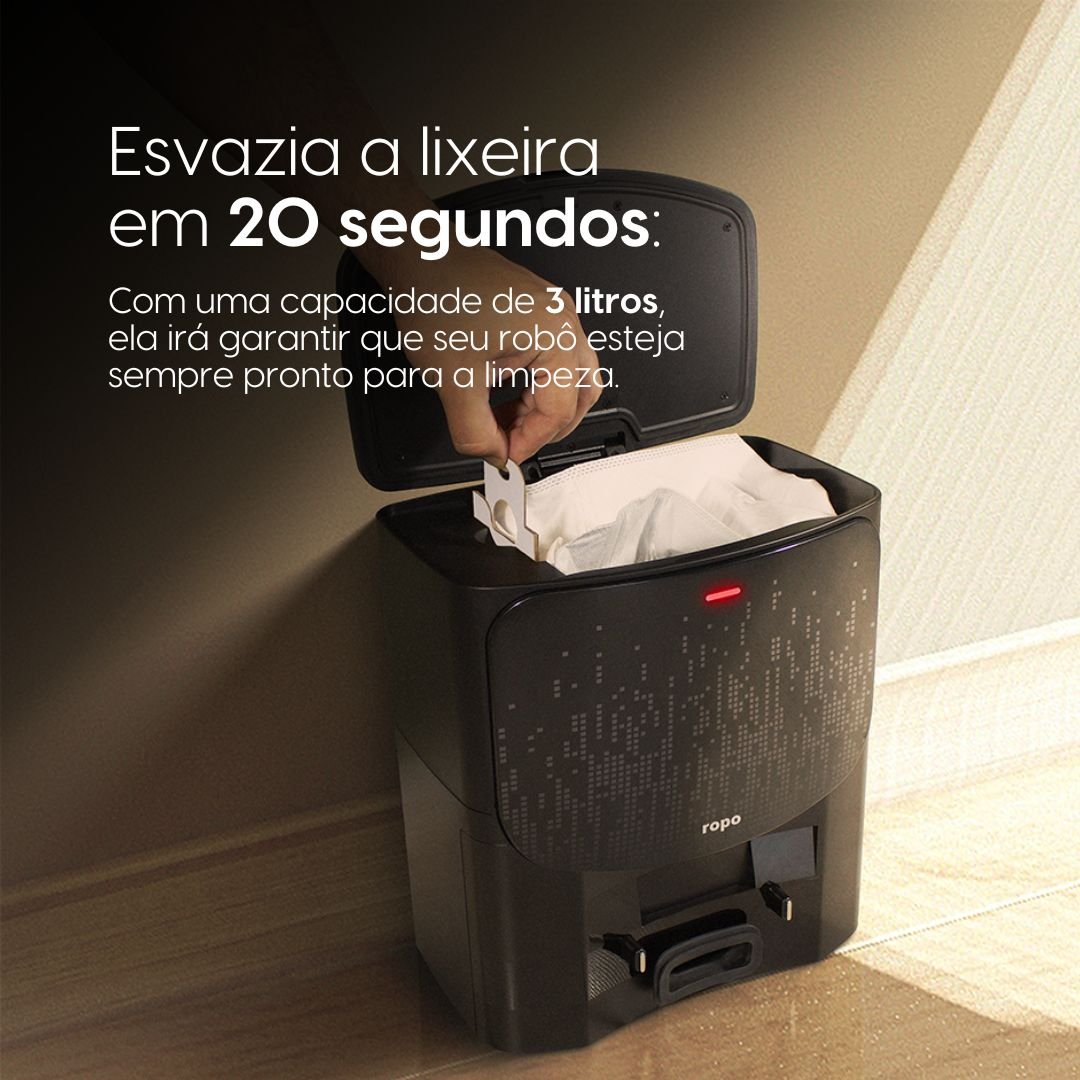 Estação de Recarga Autolimpante Ropo Smart Cleaner 220v - 2