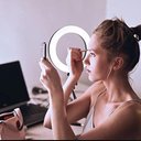Ver imagem 3 de Iluminador Ring Light 6 Polegadas 16cm Usb Led Apoio Mesa .
