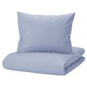 Ver imagem 3 de Capa de Edredom Duvet Percal Queen 240x260cm - Azul C/ Zíper + Fronha FASTLAR Capa Duvet Queen