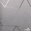 Ver imagem 1 de Papel de Parede Kantai White Swan - Geométrico Fio de Prata