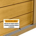 Ver mais imagens de Guarda-Roupa Casal 2 Portas de Correr 188,5cm com 3 Gavetas Linha Barcelona