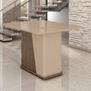 Ver imagem 1 de Mesa para Sala de Jantar 4 Lugares 1 Porta Harmonia Marrom/Carvalho/Fendi