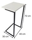 Ver imagem 2 de Mesa Lateral de Sofá para Notebook