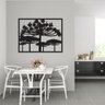 Quadro Araucárias 65x50cm em MDF  Decoração de Interiores Pinheiro - 2
