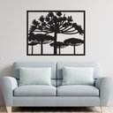 Ver imagem 1 de Quadro Araucárias 65x50cm em MDF Decoração de Interiores Pinheiro