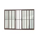 Ver imagem 1 de Janela Confort 4 Folhas com Grade Vidro Liso 100cm X 150cm Brimak