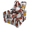 Poltrona Reclinavel com Porta Revista D a Mamae e Papai Classic Estampa Personalizada Cerveja - 2