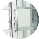 Ver imagem 2 de Janela Confort 4 Folhas com Grade Vidro Liso 100cm X 150cm Brimak