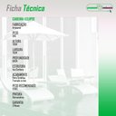 Ver imagem 6 de Kit 4 Cadeira de Área Eclipse Tramado Fibra Sintética e Aço