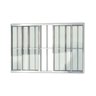 Janela de Aluminio de Correr 120x200cm 4 Folhas com Grade e Vidro Liso Confort Brimak - 1