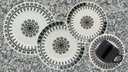 Ver imagem 3 de Kit 4 Pratos Rasos Donna Folk Oxford® Cerâmica 24cm