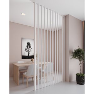 Brise (breeze) Divisor de Ambientes Modular 274x6,5cm 01 Unid. - Branco Tx