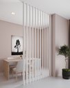 Ver imagem 1 de Brise (breeze) Divisor de Ambientes Modular 274x6,5cm 01 Unid. - Branco Tx