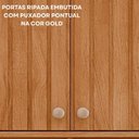 Ver mais imagens de Armários Multiuso para Área de Serviço 3 Peças com 6 Portas Divina Marrom/Cinamomo/Titânio