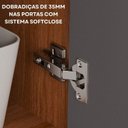 Ver imagem 7 de Armários Multiuso para Área de Serviço 3 Peças com 6 Portas Divina Cinamomo/Titânio