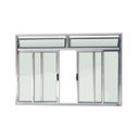 Ver imagem 1 de Janela de Aluminio de Correr com Bandeira 120x200cm 4 Folhas com Vidro Liso Plus Brimak
