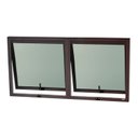 Ver imagem 1 de Janela de Alumínio Maxim-ar 2 Seções 60x120cm Vidro Mini Boreal Confort Brimak